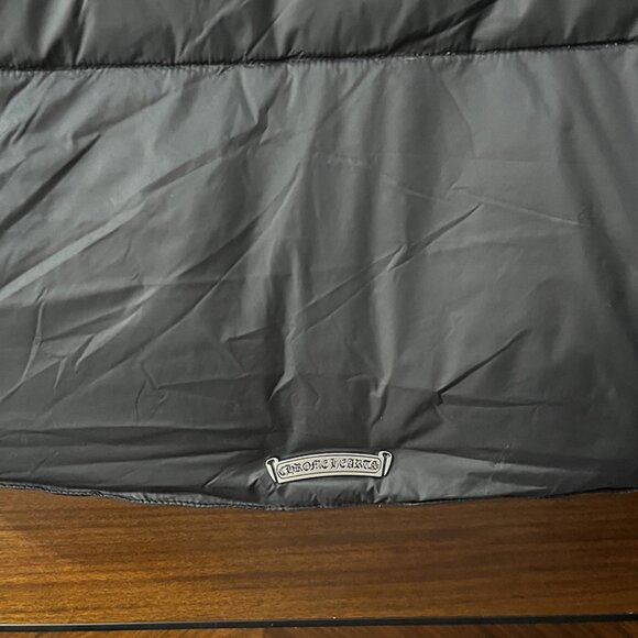 Chrome Hearts Black Zip-Up Hooded Down Jacket - Picture 10 of 10